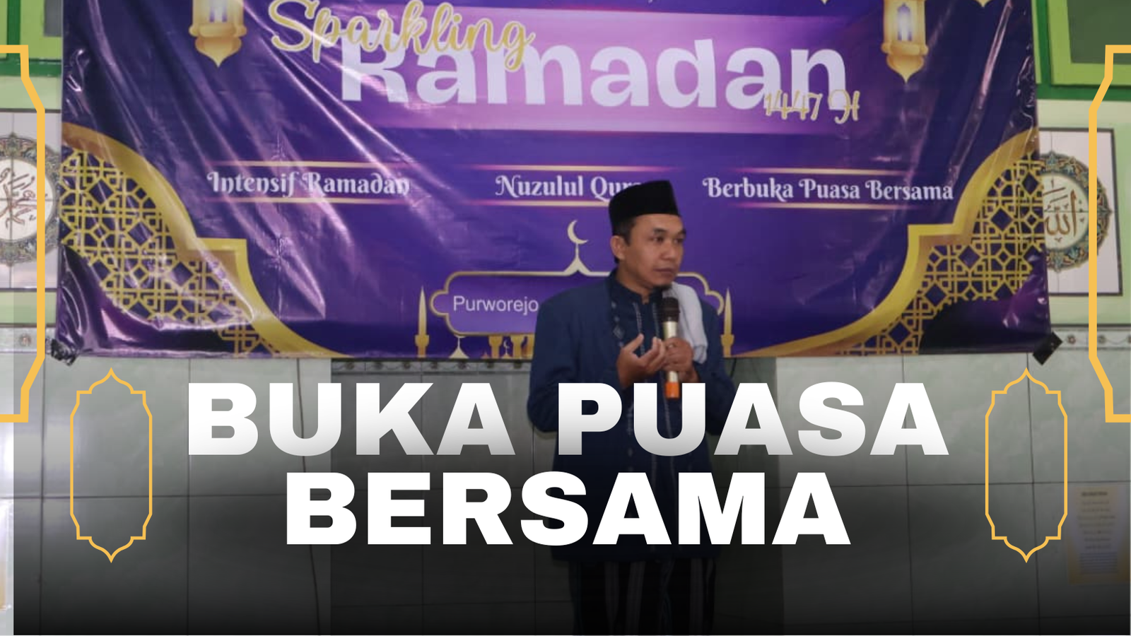 Pererat Tali Silaturahmi, SMPN 6 Purworejo Gelar Buka Puasa Bersama dan Kultum Ramadhan